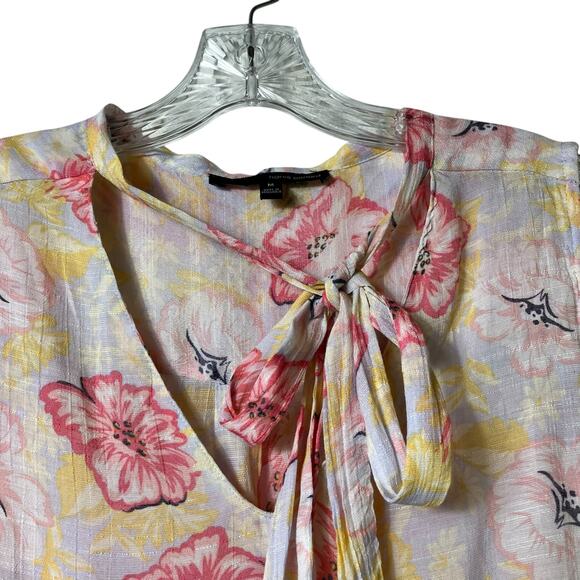 Harve Bernard Sleeveless Floral Sleeveless‎ Top M (2652) - Picture 3 of 5